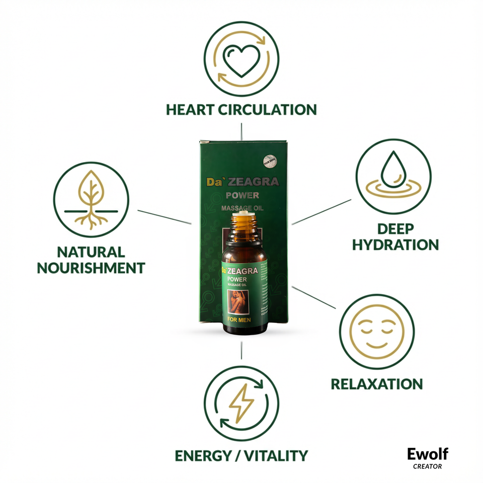 Da Zeagra Power Massage Oil